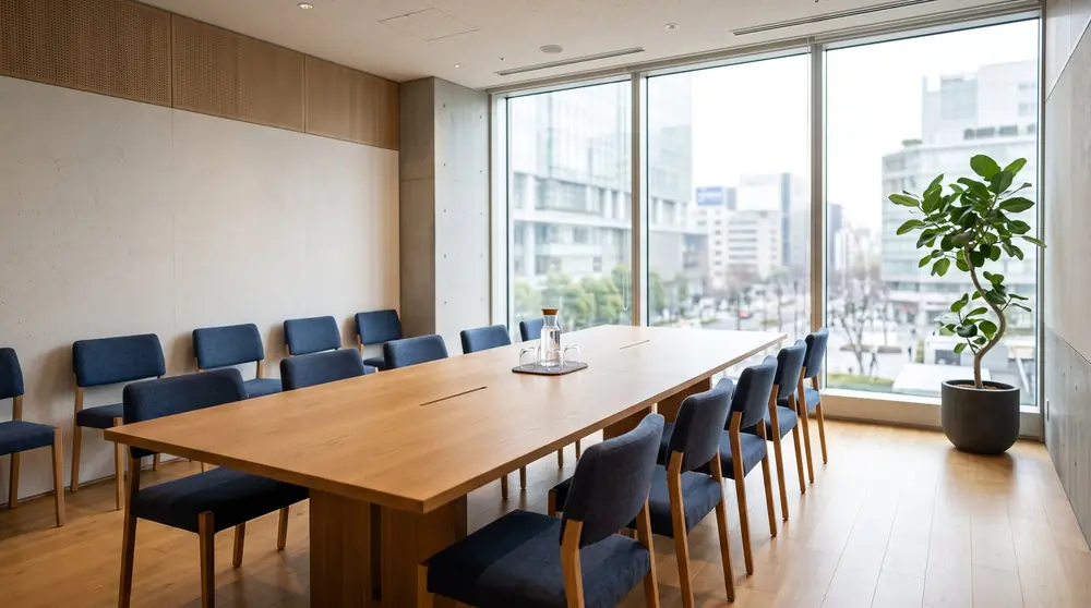 労務のご相談をお受けする日本橋の会議室